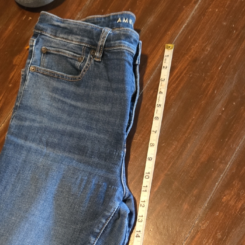 American Eagle Outfitters Medium Blue Flare Jeans #933 - Picture 7 of 9